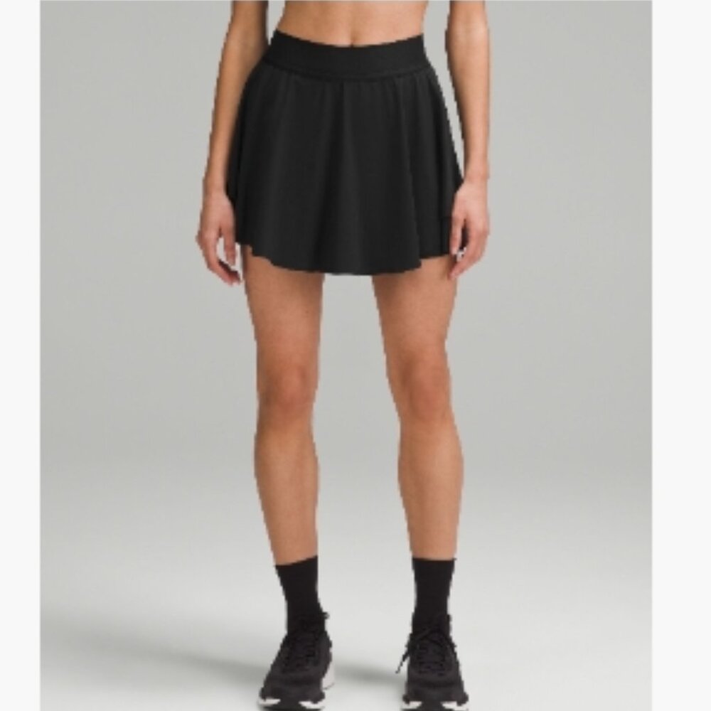 Lululemon Court Rival High Rise Skirt Size 10 Long